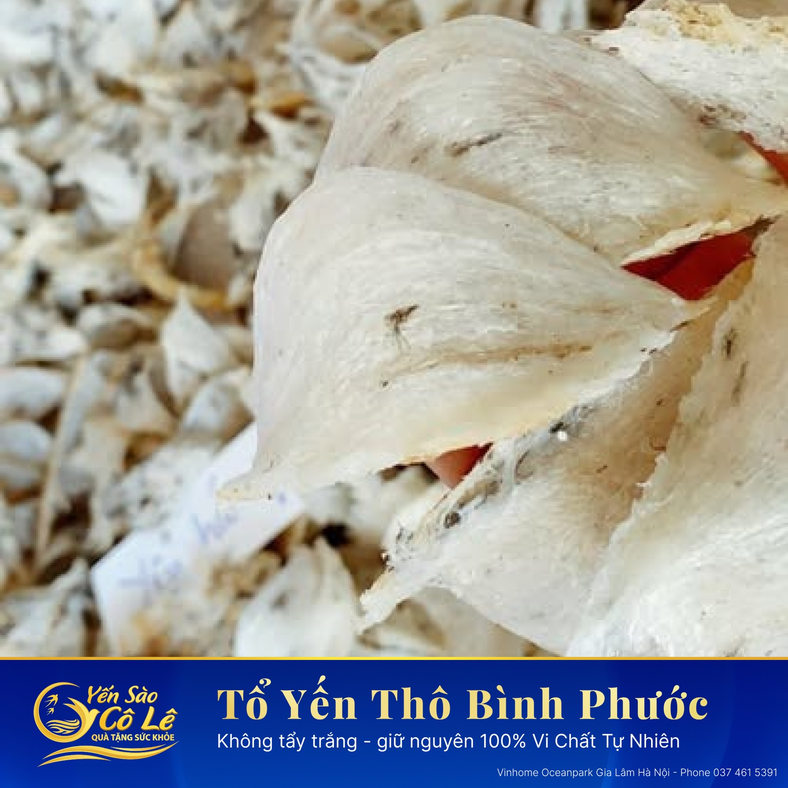 Yến Thô Loại 2 (2.400k) & Yến Thô Loại 3 (2.200k) Cô Lê