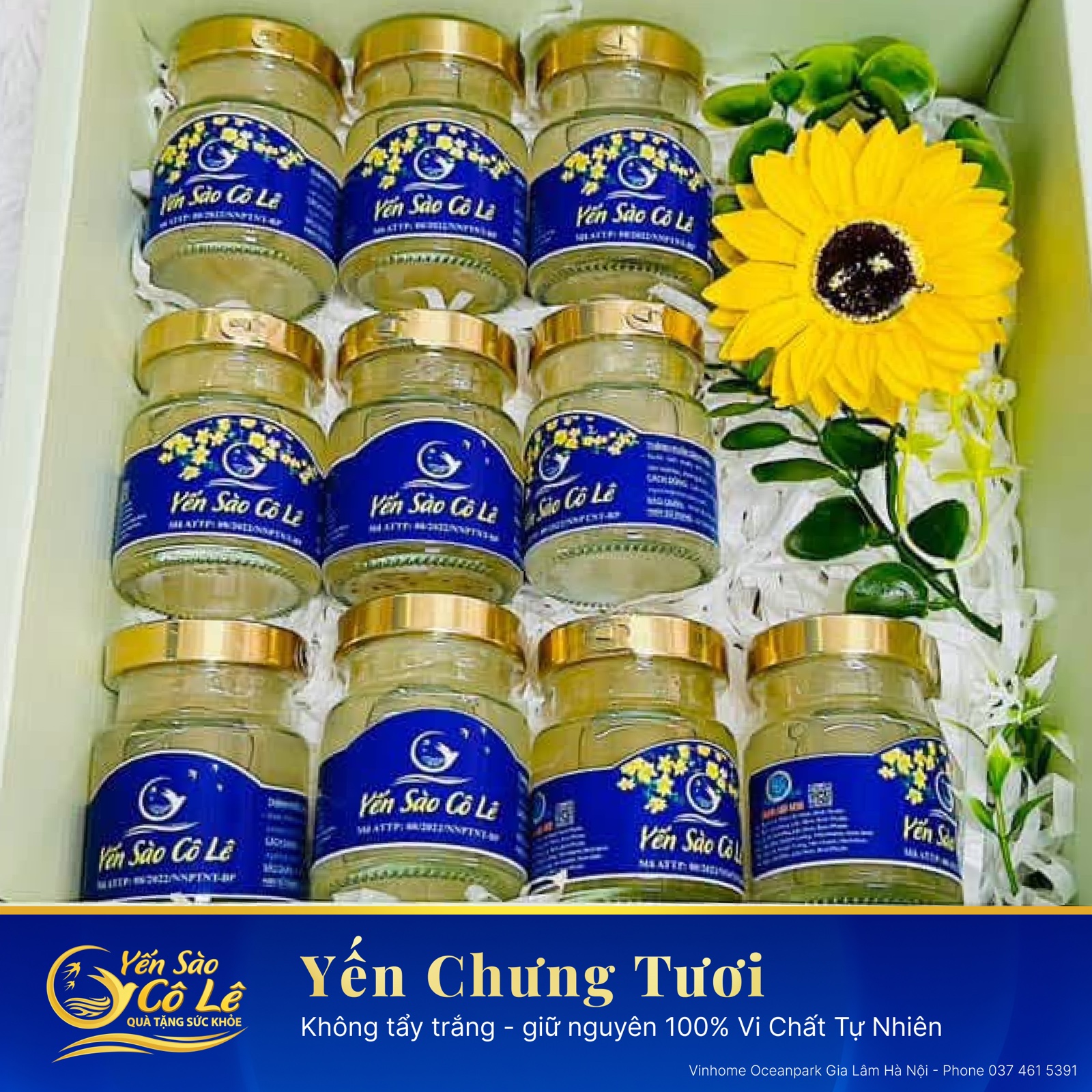 Set 10 Hũ Yến Chưng Thủ Công 70ml