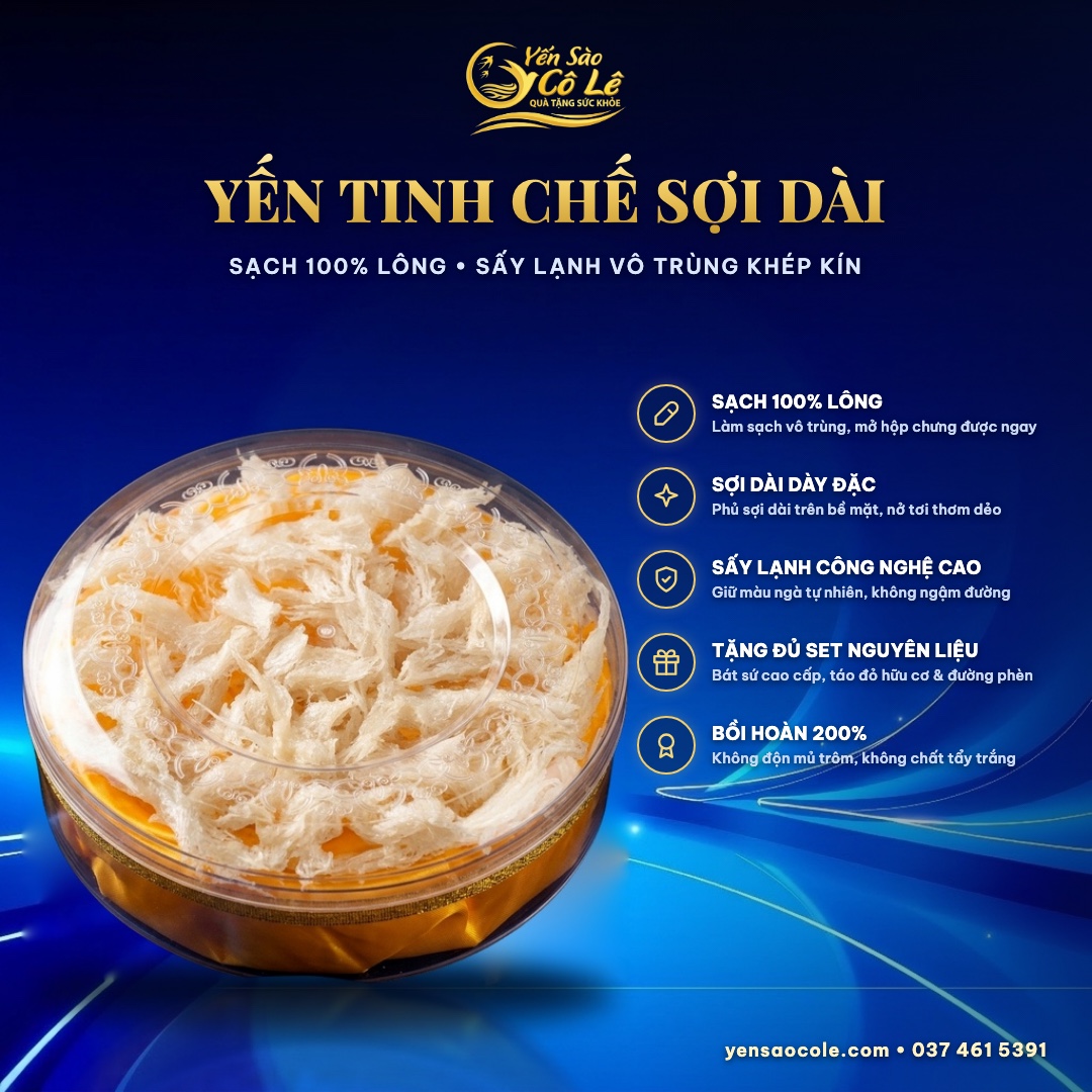 Yến Tinh Chế Loại 1 Cô Lê (100g)