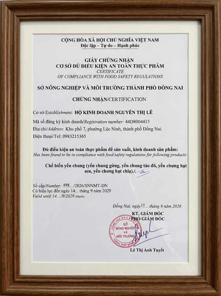 Nguồn gốc nhà yến Bình Phước